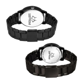 Septem Black Metal Analog Mens Watch