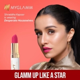 MyGlamm Combo of LIT Satin Matte Lipstick + Glossy Liquid Eyeliner |  Long-Wearing, Smooth Lipstick & Smudge-Proof,Upto 24Hrs Eyeliner