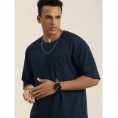 Dillinger - Navy Cotton Oversized Fit Mens T-Shirt ( Pack of 1 ) - None