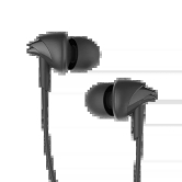 Bassheads 100 | Wired Earphone with 10mm Dynamic Drivers, Stylish Hawk-inspired Design, Super Extra Bass Black