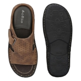 softio Brown Flip Flops - 6