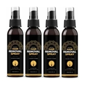 BEJOY Natural Hair Removal Spray for Men & Women 400 ( Pack of 4 )