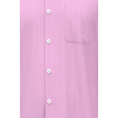 Men Pink Slim Fit Formal Full Sleeves Formal Shirt