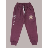 NEUVIN Wine Fleece Boys Trackpant ( Pack of 1 ) - None