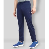 NEUVIN - Navy Cotton Mens Trackpants ( Pack of 1 ) - L