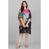 Multicolor Short Kaftan Dress