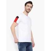 Glito - White Cotton Blend Regular Fit Mens T-Shirt ( Pack of 1 ) - None