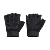 ZAYSOO Black Nylon Mens Biker Gloves ( Pack of 1 ) - Black