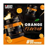 Megagrow Advance BCAA Intra/Pre Workout Supplements for Men Women|Orange Flavored,400g-29 Servings