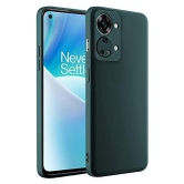 OnePlus Nord 2T 5G Back Cover Case Liquid silicone - Green