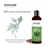 GOODCARE Pure & Natural Premium Cold Pressed Castor Oil (Arandi Oil) for Hair & Skin Care -200 ml