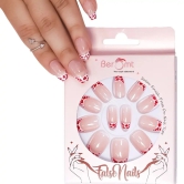 FRENCH TIPS (NAIL KIT INCLUDED)-Red Nude