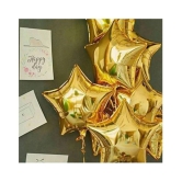 5 pcs Golden Foil Balloons Set of 5 ( 18 Inch)