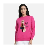 CHOZI Fleece Women''s Non Hooded Sweatshirt ( Pink ) - None