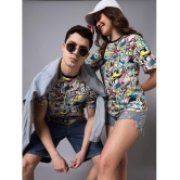 The Dry State - Multicolor Cotton Regular Fit Couple T-Shirt