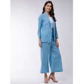 Zima Leto Cotton Blue Regular Dress - - XL