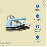 Usha ei 4175-m 750w ultra light weight electric iron light blue