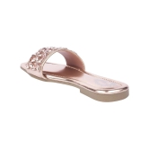 Shoetopia Rose Gold Womens Flats - None