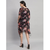 Curvydrobe Georgette Black Beach Dresses - Single - None