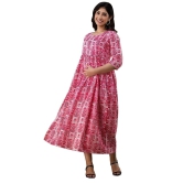 KASHVI Creation Women's Cotton Floral Printed Anarkali Maternity Feeding Kurti