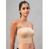 C9 Airwear - Beige Nylon Lightly Padded Womens Tube Bra ( Pack of 1 ) - None