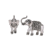 92.5% Pure Silver Elephant Pair For Gifting.