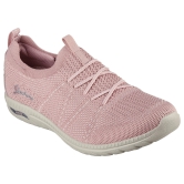 Skechers Rose Gold Women Arch Fit Flex - Sunrise Story Slip On Sneakers