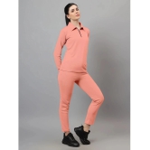 Diaz Peach Nylon Solid Tracksuit - Pack of 2 - None