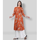 MAUKA - Brown Straight Rayon Womens Stitched Salwar Suit ( Pack of 1 ) - 4XL