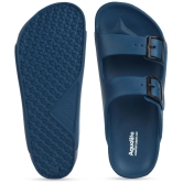 Aqualite Blue Mens Slide Flip Flop - None