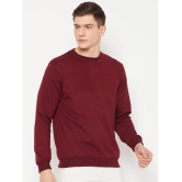 UBX Cotton Blend Round Neck Mens Sweatshirt - Maroon ( Pack of 1 ) - None