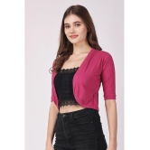 Affair Cotton Womens Shrugs - Pink ( Single ) - None