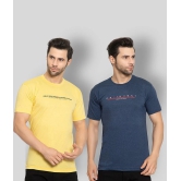 Zeffit - Cotton Blend Regular Fit Multicolor Mens Sports T-Shirt ( Pack of 2 ) - None