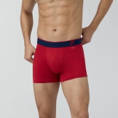 Traq Silver Cotton Trunks Rio Red XXL