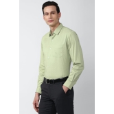 Men Green Slim Fit Formal Full Sleeves Formal Shirt