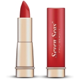 Seven Seas Classy Matte Full Coverage Long Lasting &Smudge Proof Matte Lipstikc (Carnelian Red 3.5g)