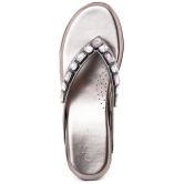 KHADIM Gray Womens Flats - None