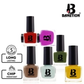 BANETION Nail polish/paint Quick Drying Matte Finish with Pastel colors Long Lasting. seaweed extract Formula High Shine Nail Polish For Women and Girls.