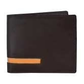 GEEO - Brown Faux Leather Mens Two Fold Wallet ( Pack of 1 ) - Brown