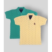 NEUVIN - Multicolor Cotton Boys Polo T-Shirt ( Pack of 2 ) - None