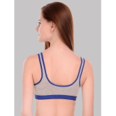 Kiran Enterprises Multicolor Cotton Non Padded Womens Sports Bra ( Pack of 3 ) - None