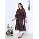 Swasti Cotton Printed Straight Womens Kurti - Black ( Pack of 1 ) - None