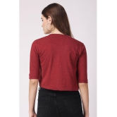 Affair Cotton Womens Shrugs - Maroon ( Single ) - None