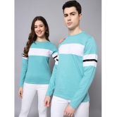 The Dry State - Blue Cotton Regular Fit Couple T-Shirt