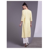 Doriya - Yellow Straight Rayon Women's Stitched Salwar Suit ( Pack of 1 ) - L