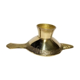 A & H ENTERPRISES - Aarti Diya Pital Diya Handle 1 Piece ( Pack of 1 )