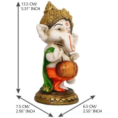 eCraftIndia Showpiece Resin Ganesha Idol 7 x 8 cms Pack of 1