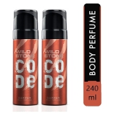 Wild Stone COPPER ( PACK OF 2) Perfume Body Spray - For Men (240 ml, Pack of 2)