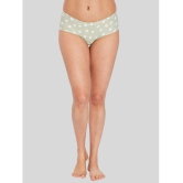 ILRASO - Green Polyester Printed Women's Briefs ( Pack of 1 ) - None