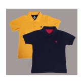 NEUVIN - Multi Color Cotton Blend Boys Polo T-Shirt ( Pack of 2 ) - None